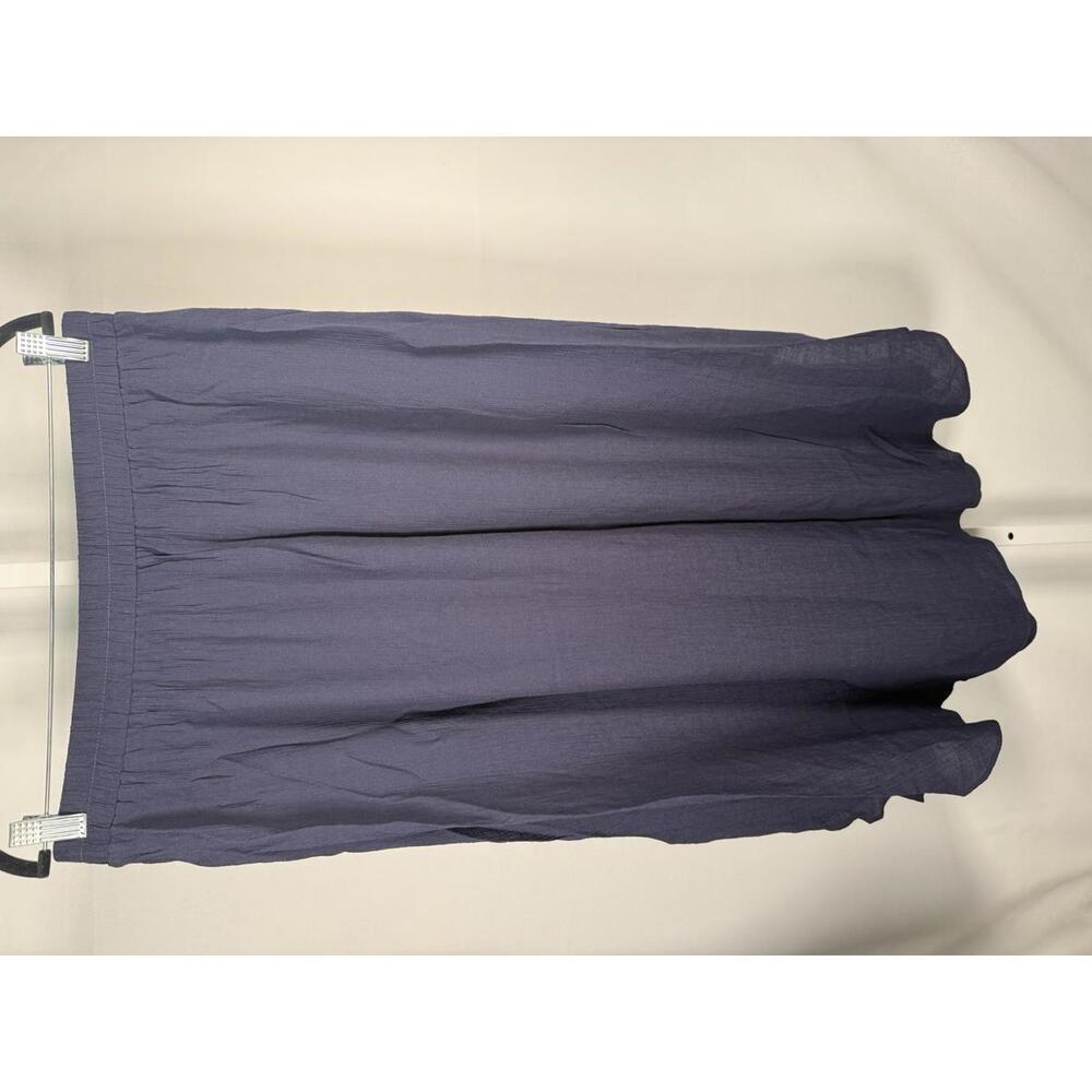 NWT Halara High Waisted Drawstring Pocket Flowy Casual Skirt Maritime Blue XL - Picture 9 of 10